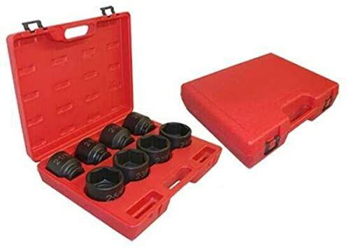 Set Of 8 PC 3/4" DR Drive Impact Socket-Tool set-Wrench set-Tool kit-Socket sets-Tools for mechanics-Socket set-Impact socket set-Hand tools-Mechanic tools-Mechanic tool set-Tool sets-Universal socket