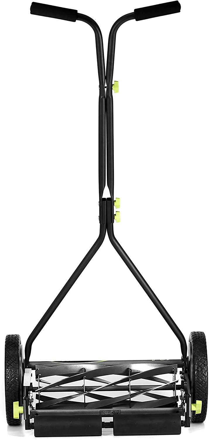 Earthwise 1715-16EW 16-Inch 7-Blade Push Reel Lawn Mower, Grey