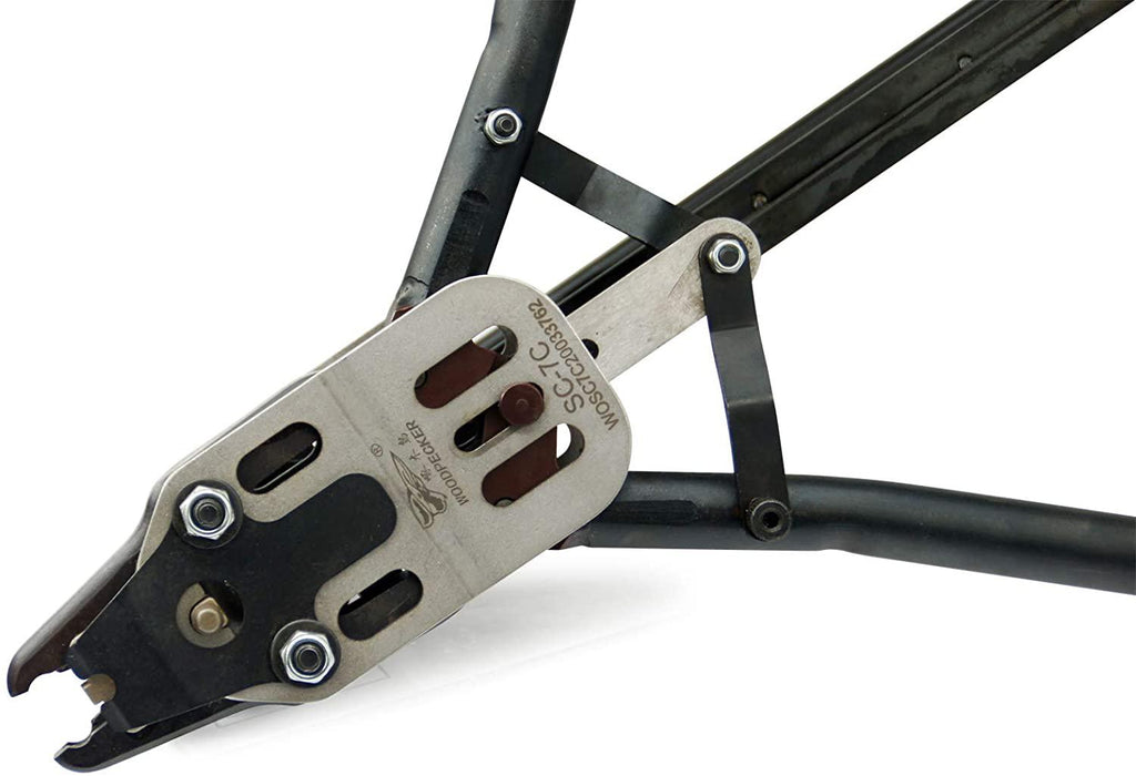 Woodpecker SC-7C 15 GauSnap-Ring Plier, Closure Diameter 7mm, Manual C Ring Hog Ring Tool with Auto-feed System for Wire Cages, Fencing