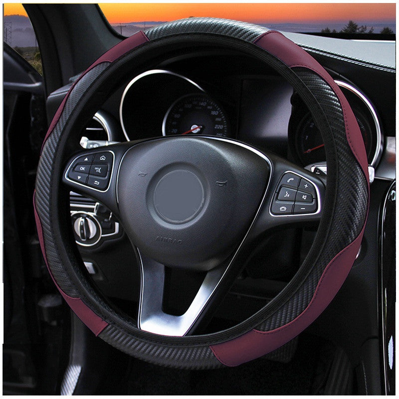 1pc Car Steering Wheel Cover, Universal 15 Inch Anti-Slip Car Steering Wheel Protector Cover Car Decor Accessories, No Inner Ring