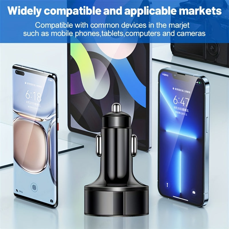 PD + QC 3.0 Fast Charging Car Phone Charger Adapter 4 Ports Usb Car Charger Type C PD  Char3.0 Car Charger