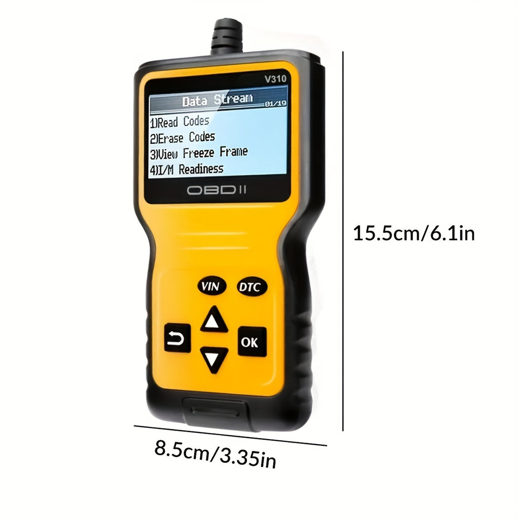 Car OBD2 Scanner Code Reader Engine Fault Code Reader Scanner CAN Diagnostic Scan Tool For All OBD II Protocol Cars Since 1996