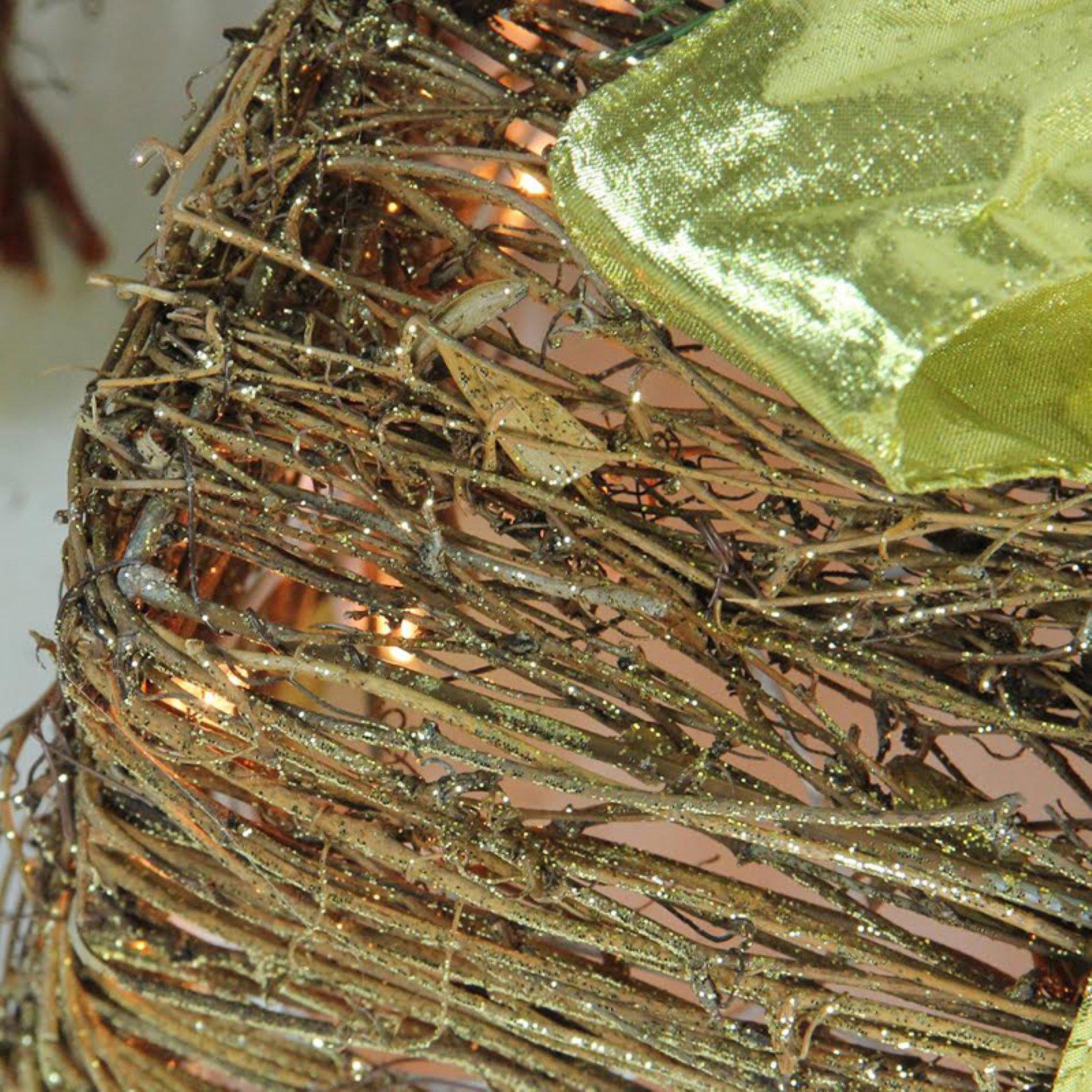 Northlight 3 Piece Rattan and Glitter Gift Boxes Outdoor Light Display Set