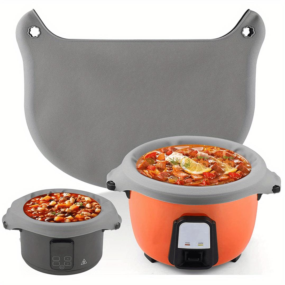 Silicone Slow Cooker Liners, Reusable CooLiner For 6-8 Quarts Slow Cooker, Leakproof Dishwasher Safe Cooker Bags Liners For Oval Or Round 7 8QT Slow Cooker.