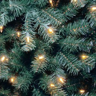 CC Christmas Decor 6.5’ Pre-Lit North Valley Spruce Artificial Christmas Tree - Clear Lights