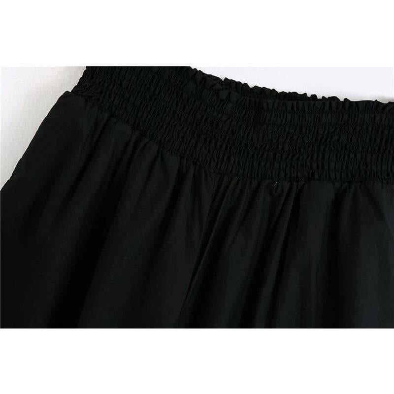 cutwork hem pants