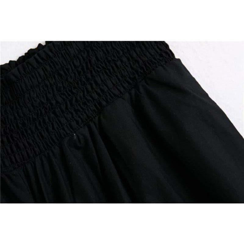 cutwork hem pants