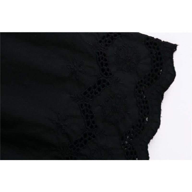 cutwork hem pants