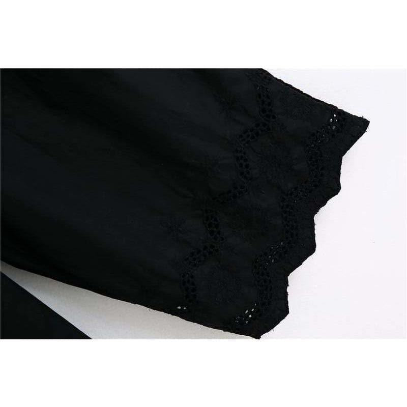 cutwork hem pants