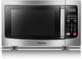 Toshiba EM131A5C-SS Microwave Oven with Smart Sensor, Easy Clean Interior, ECO Mode and Sound On/Off, 1.2 Cu.ft,  Steel