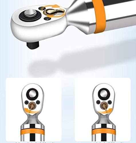 MeterTo Digital Torque Wrench, Bidirectional Ratchet Head, ft-lb, in-lb, N-m, kgf.cm, 30N.m, 3/8, 0.01N.m