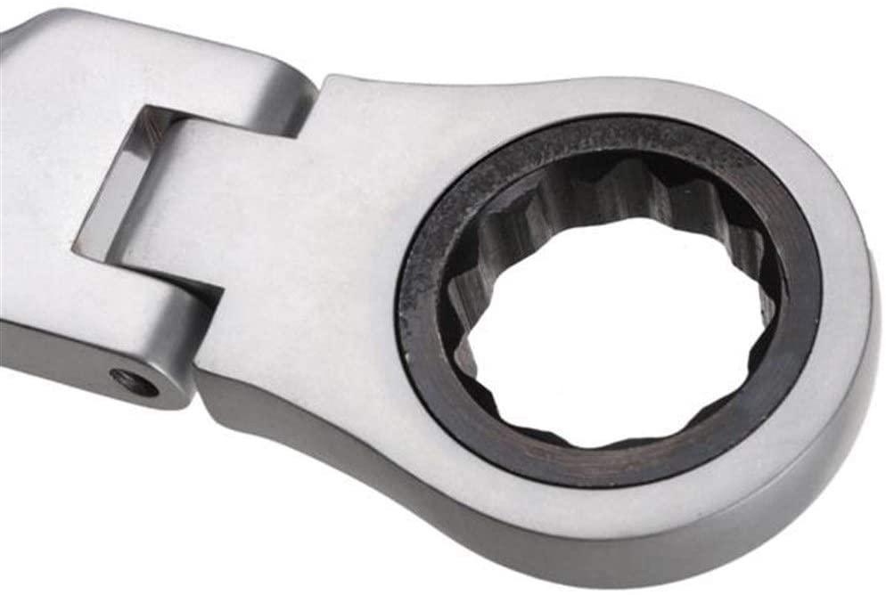 Peixiang Sturdy 32mm Metric Chrome Flexible Head Ratchet Action Wrench Spanner Nut Tool Hardware Tool Kits Safety