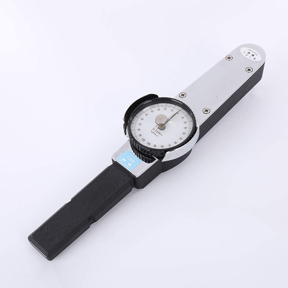 QWERTOUR 1/2 0-100Nm Dial Torque Spanner High Precision Pointer Hand Tools Torque Wrench