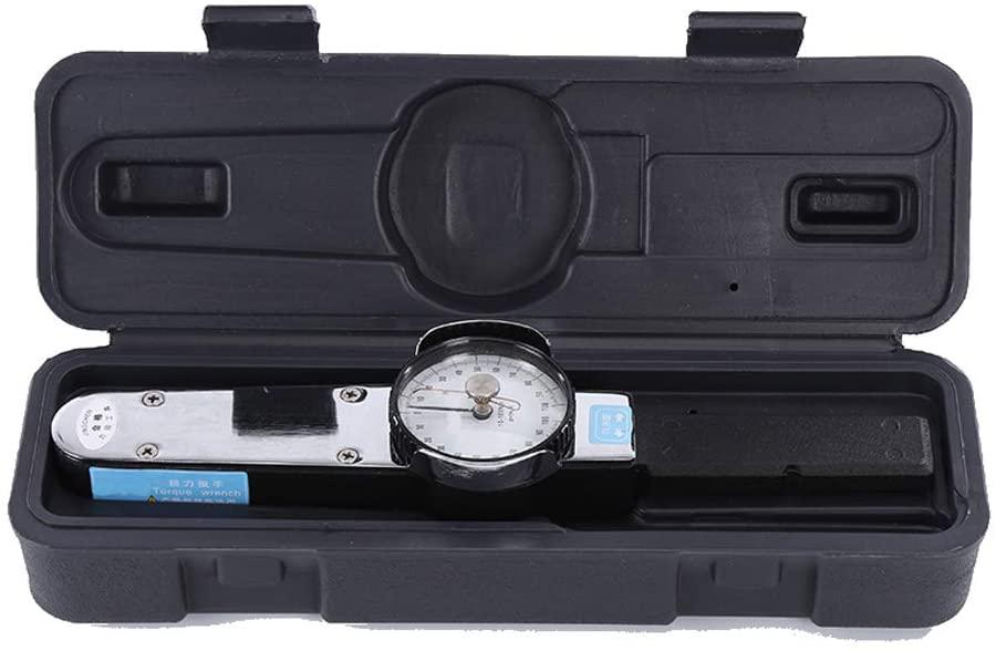 QWERTOUR 1/2 0-100Nm Dial Torque Spanner High Precision Pointer Hand Tools Torque Wrench