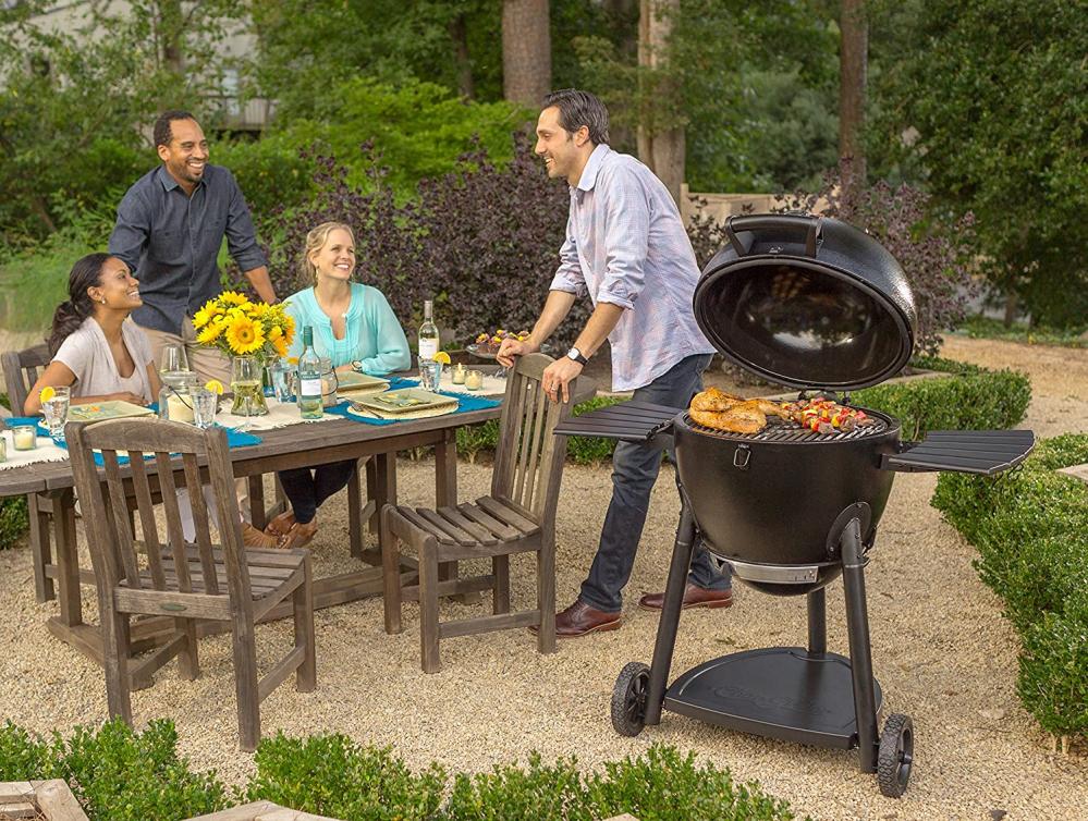 E16620 Akorn Kamado Charcoal Grill, Graphite