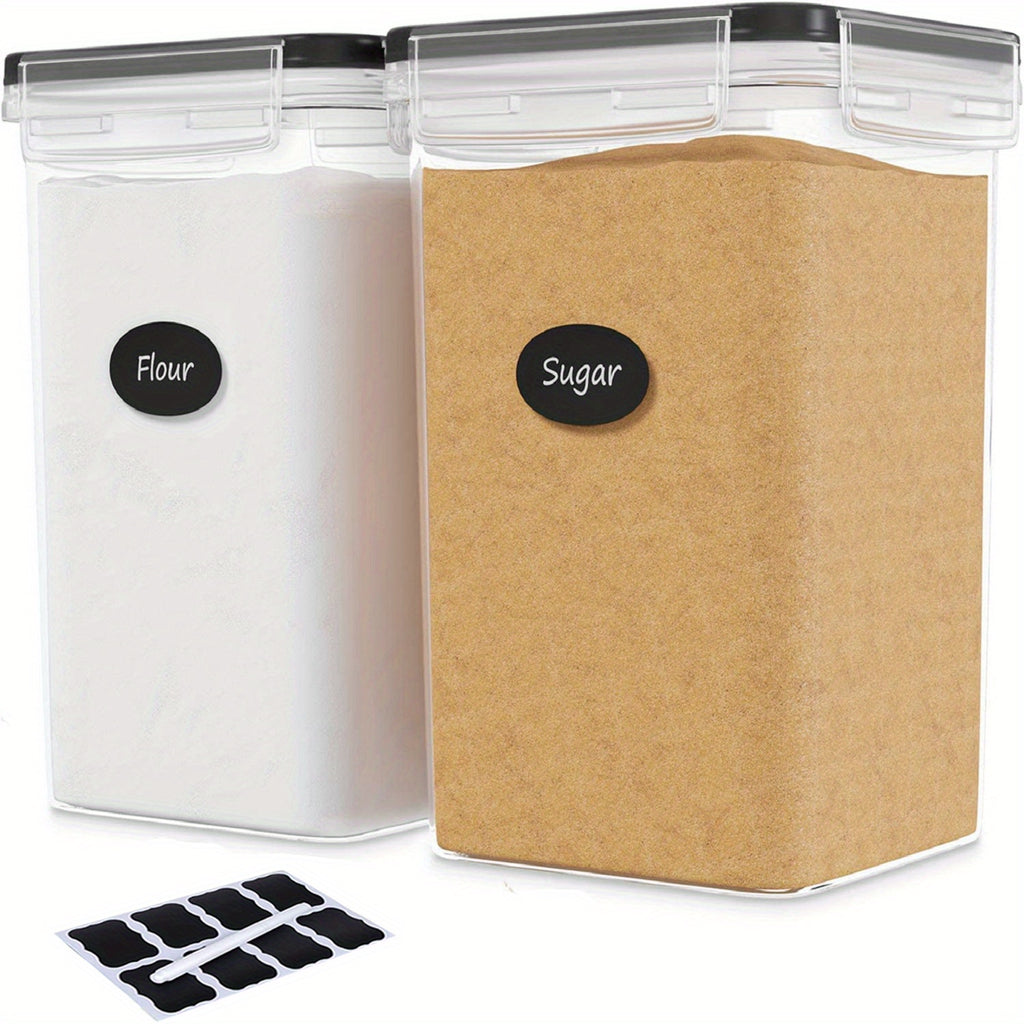 1/2pcs LarFood StoraContainers With Lids 5.2L/176oz, BPA PP Material Plastic Airtight Food StoraFor Flour, Sugar, BaSupplies