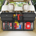 Oasser Back Seat Trunk Organizer Hanging Car Organizer Trunk Foldable Cargo Storage with 6 Large Pockets 3 Adjustable Straps