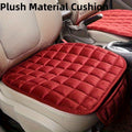 Upgrade Your Car With This Soft And Stylish Plaid Car Seat Cover And Memory Foam Cushion!