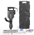 Industrial 55 Joules Demolition Jack Hammer Concrete Breaker 35-Pound w/ 2 Chisel Bit Carrying Case