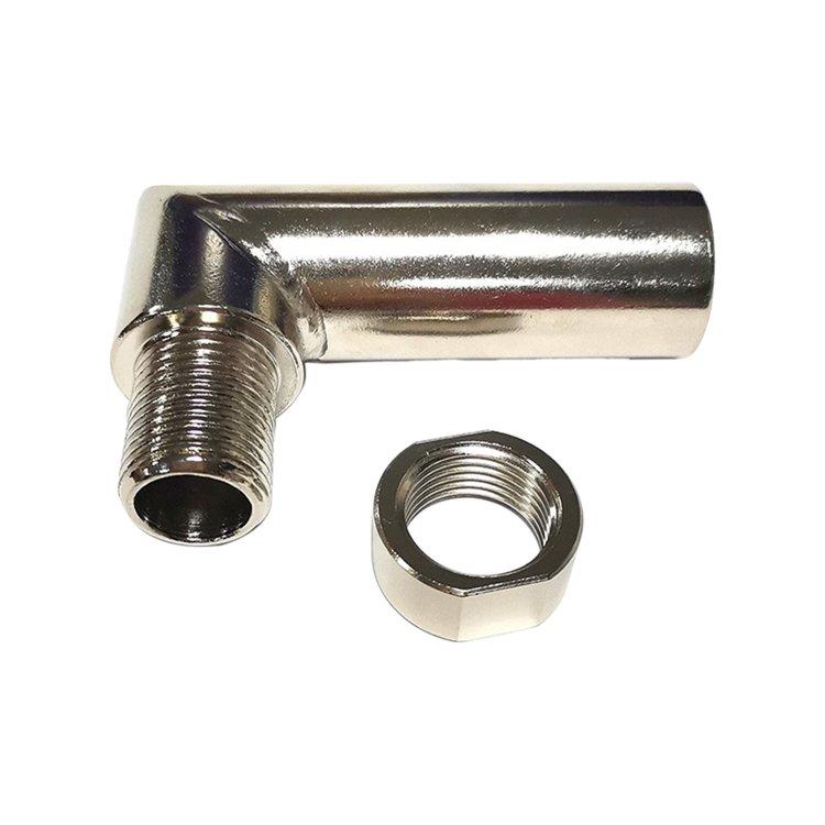 M18*1.5 Oxygen Spacer Sensor Angled Extender 90 Degree O2 Bung Extension Generic