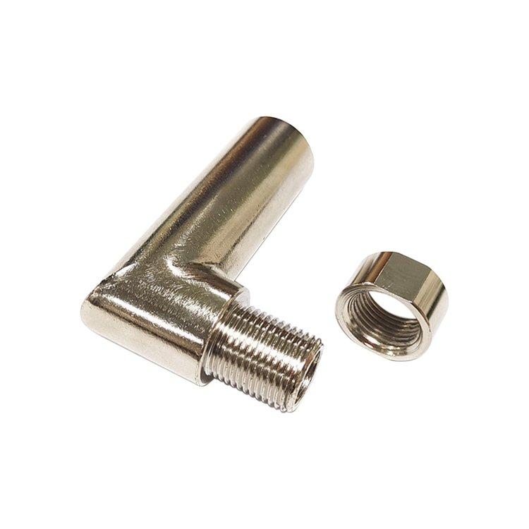 M18*1.5 Oxygen Spacer Sensor Angled Extender 90 Degree O2 Bung Extension Generic