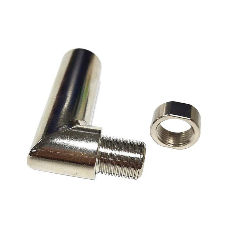 M18*1.5 Oxygen Spacer Sensor Angled Extender 90 Degree O2 Bung Extension Generic