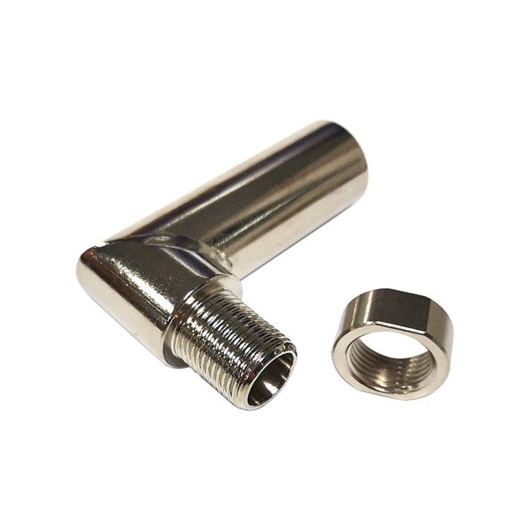 M18*1.5 Oxygen Spacer Sensor Angled Extender 90 Degree O2 Bung Extension Generic