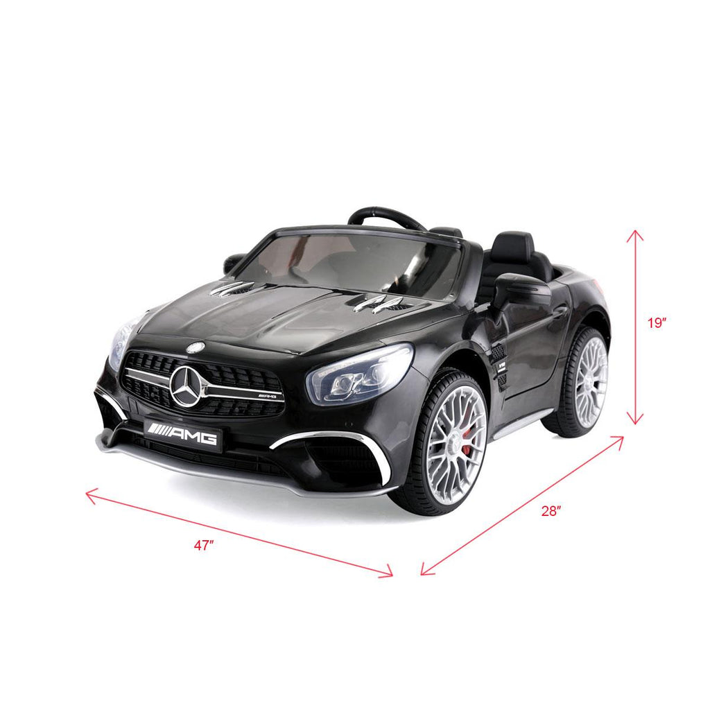 Tobbi 12V Mercedes-Benz SL65 Electric Kids Ride On Car RC Remote Control Christmas Gift,Black