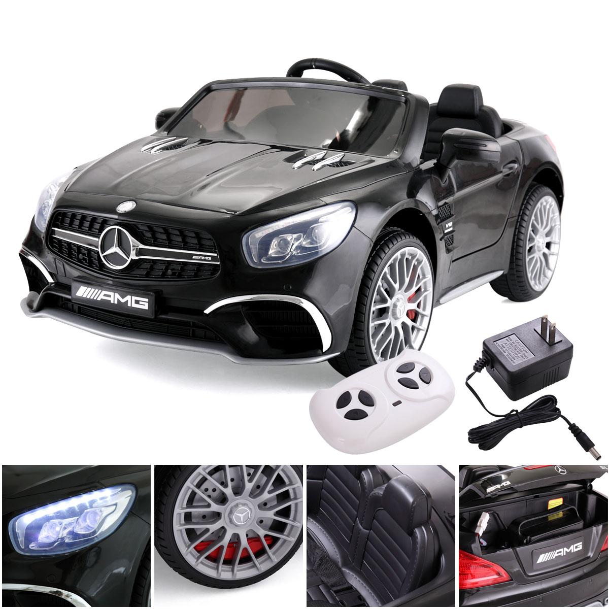 Tobbi 12V Mercedes-Benz SL65 Electric Kids Ride On Car RC Remote Control Christmas Gift,Black
