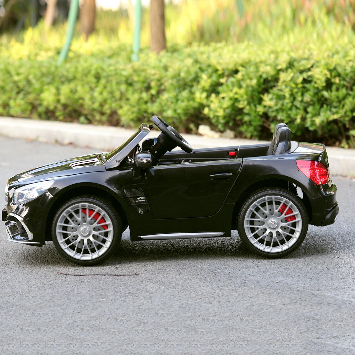 Tobbi 12V Mercedes-Benz SL65 Electric Kids Ride On Car RC Remote Control Christmas Gift,Black