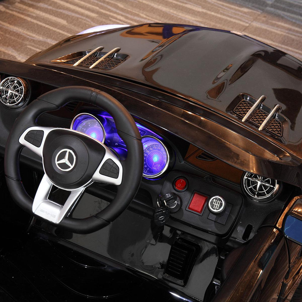 Tobbi 12V Mercedes-Benz SL65 Electric Kids Ride On Car RC Remote Control Christmas Gift,Black