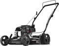 PowerSmart Gas Lawn Mower, 21-inch & 170CC, Gas Powered Push Lawn Mower with 4-Stroke Engine, 2-in-1 Mulching Lawn Mower, 5 Adjustable Cutting Heights (1.18''-3.00'' )