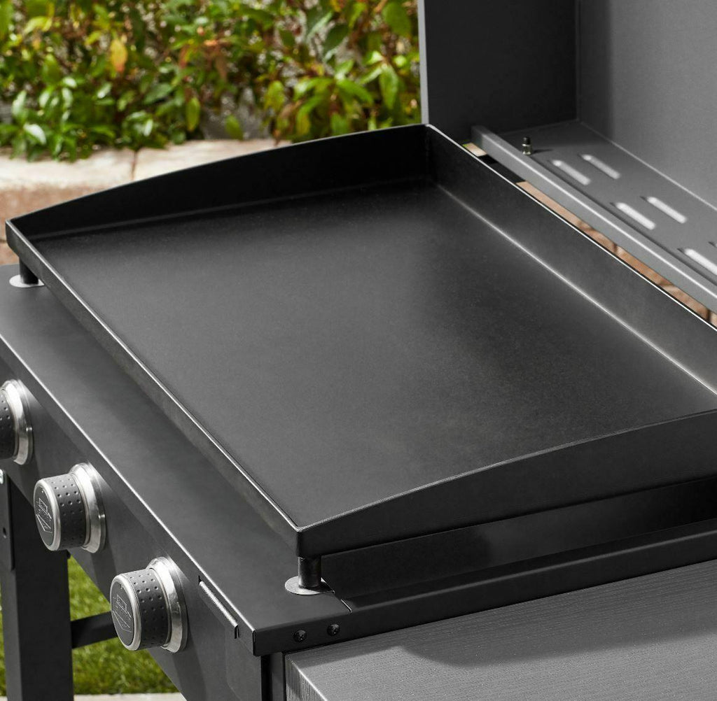 Grill Propane Gas Griddle 28 Inch Portable 3 Burner Grease Management System New