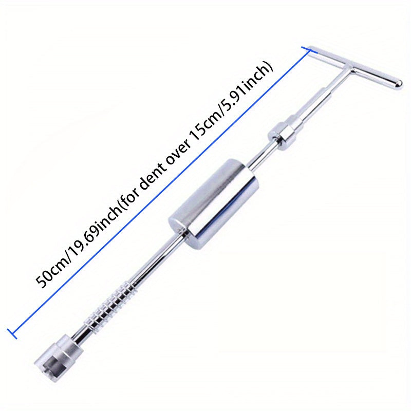 Car Dent Remover Tool, Paintless Dent Repair Dent Puller Kit Slide Hammer Tools With 18pcs Thickened Blue Tabs For DIY Automobile Body Dent Removal