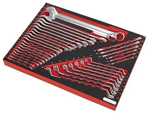 Sealey TBTP03 Tool Tray with Spanner Set 35pc