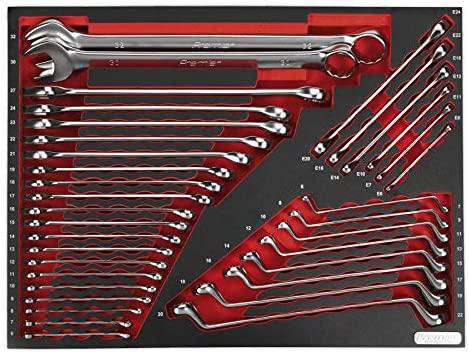 Sealey TBTP03 Tool Tray with Spanner Set 35pc