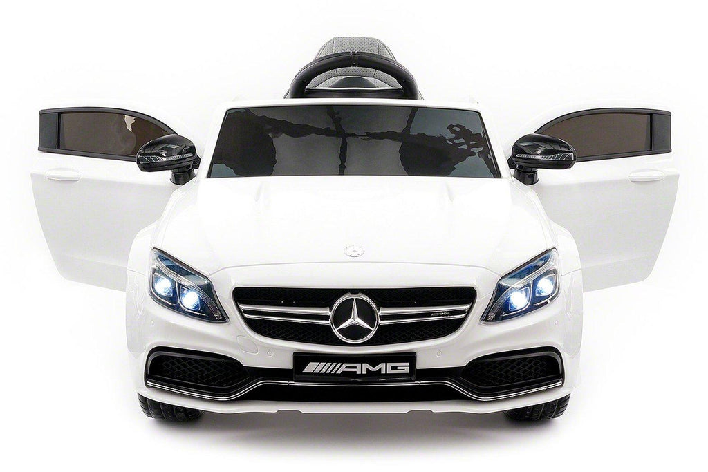 2023 Mercedes Benz Kids Ride On Car 12V Licensed Electric Cars Motorized Vehicles for Boys, Remote Control, Leather Seat, Music, Horn