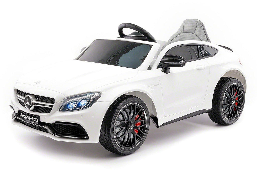 2023 Mercedes Benz Kids Ride On Car 12V Licensed Electric Cars Motorized Vehicles for Boys, Remote Control, Leather Seat, Music, Horn