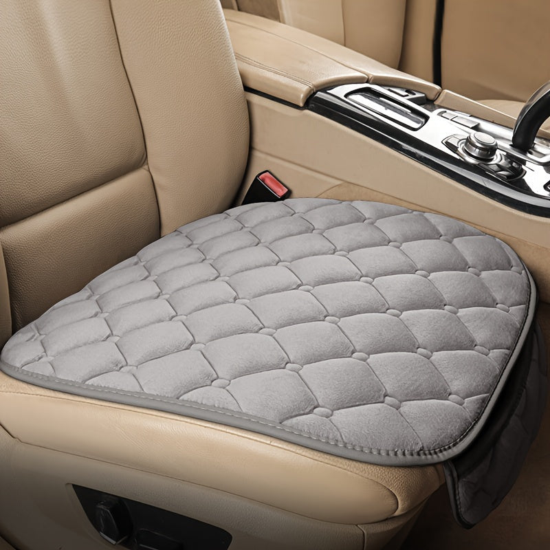 Car cushion winter plush automotive cushion car accessories three sets of single piece warm cushion automotive supplies