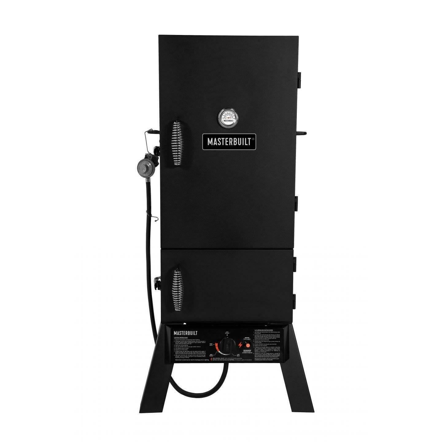 30-Inch Outdoor Vertical Propane Gas BBQ Meat Smoker Grill (2 Pack)
