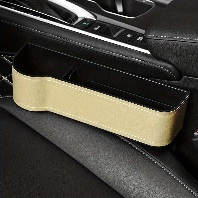 Car Seat StoraBox Card Phone Holder Pocket Car Seat Gap Leather StoraBox Seat Gap Pocket StoraBox Universal
