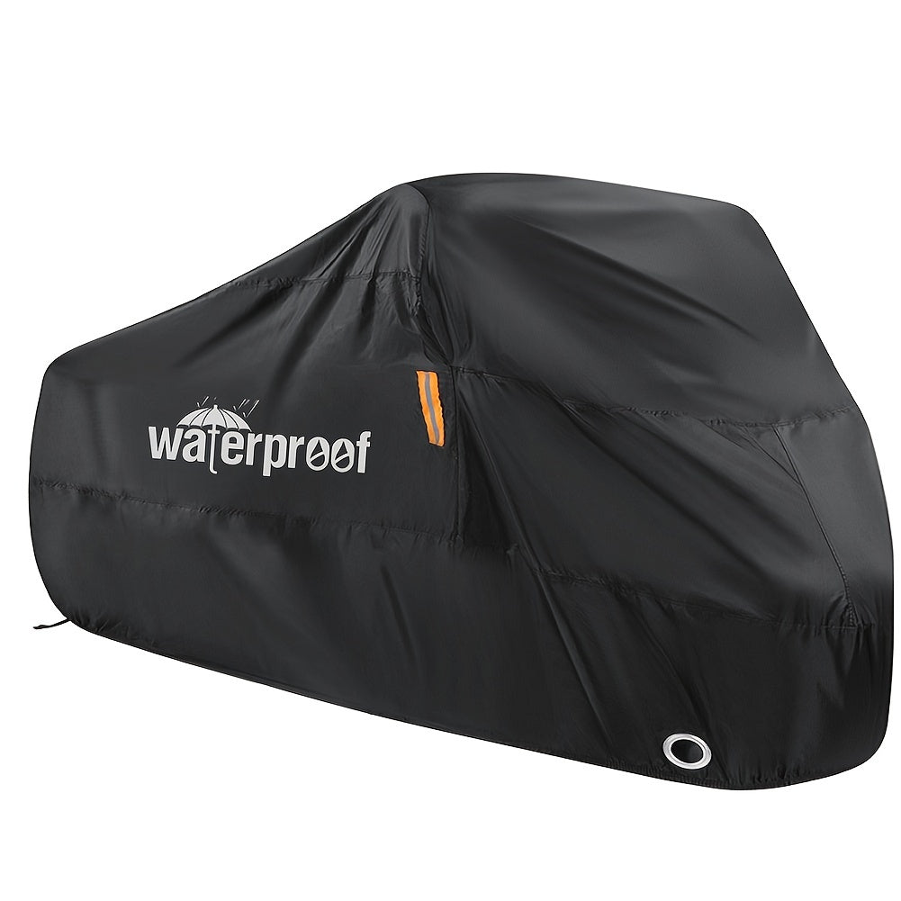 Outdoor Bike Motorcycle Cover Waterproof UV Protection Heavy-Duty 210T Fabric With Lock Hole For MTB Road Bikes Protection Case
