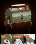 Portable Outdoor Bbq Grill Patio Camping Picnic Barbecue Stove Suitable For 3-5
