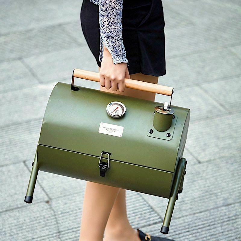 Portable Outdoor Bbq Grill Patio Camping Picnic Barbecue Stove Suitable For 3-5