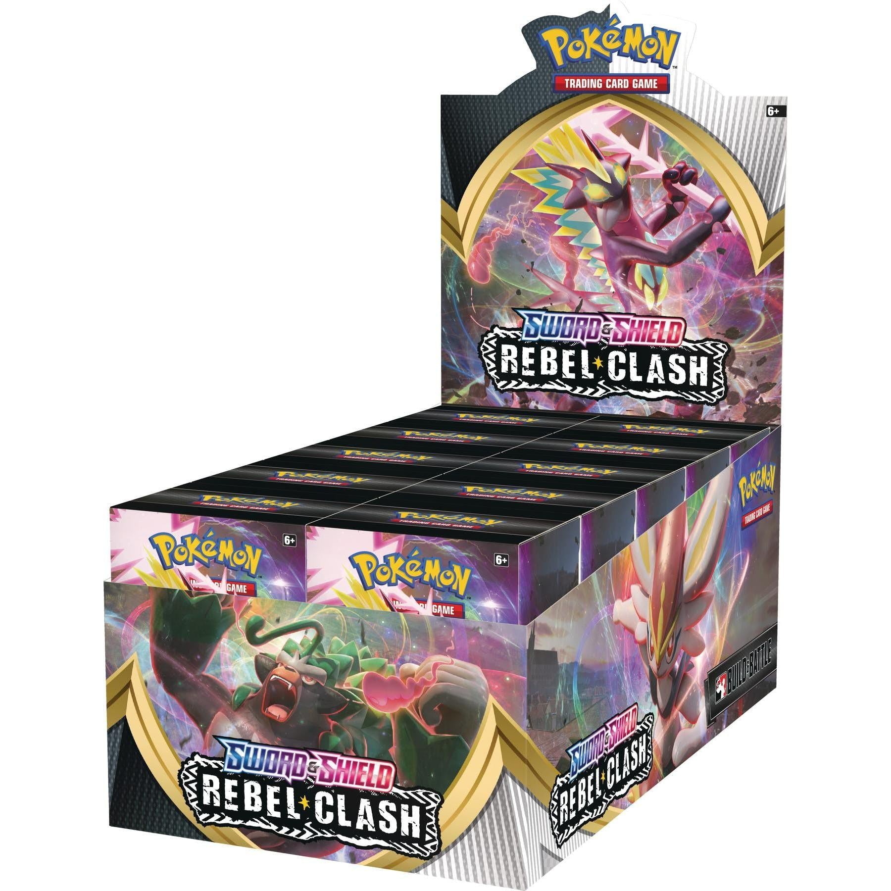Pokemon Trading Card Game Sword &amp; Shield Rebel Clash Build &amp; Battle Display [Set of 10]