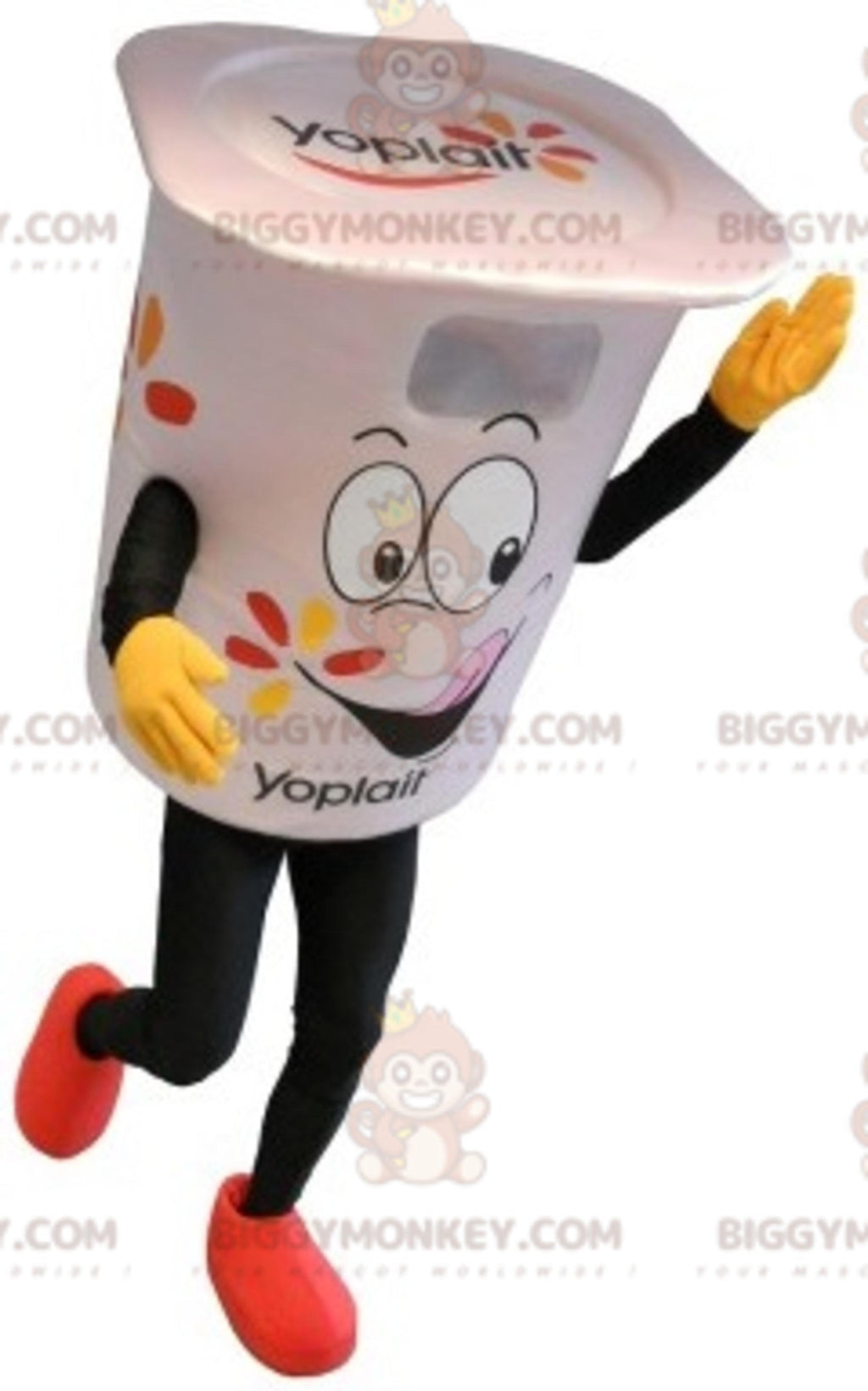 Yoplait Yogurt BIGGYMONKEYMascot Costume. Dessert BIGGYMONKEYMascot Costume