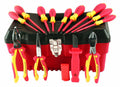 Wiha 32878 Insulated Tool Set with Pliers, Cutters, Xeno, Square, Slotted &amp; Phillips Screwdrivers in Tool Box, 13-Piece
