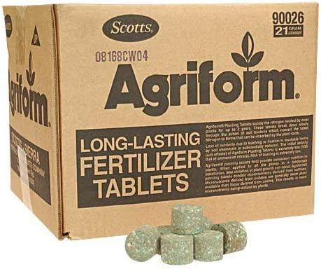 A.M. Leonard 2-Year Release 20-10-5 Scotts Agriform Fertilizer Tablets - 10 Grams, 1000 Pack