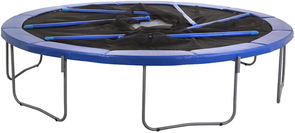 Upper Bounce 15-Foot Trampoline, with Enclosure Net, Blue