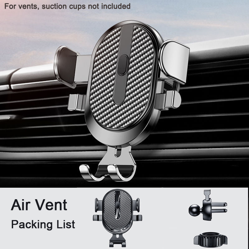 1pc Car Suction Cup Phone Holder, Car Air Vent Mounting Bracket, Car GPS Navigation Stand Rack For All Mobile Phones